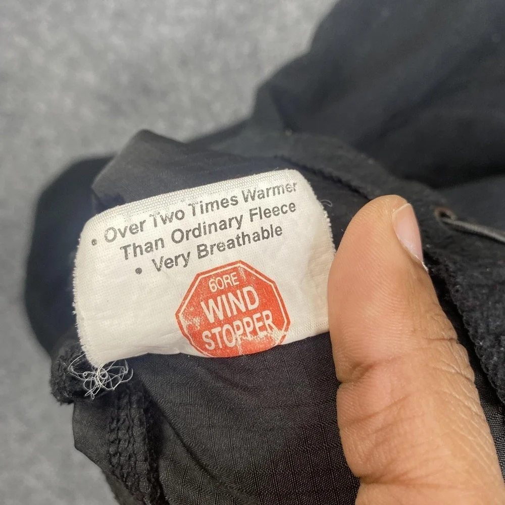 North Face Summit Series Jacket Mens Large Black Gore Windstopper Fleece